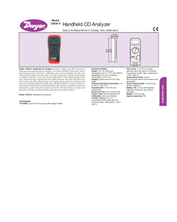 Thumbnail of document Data Sheet - 1205A-5 Handheld CO Analyzer